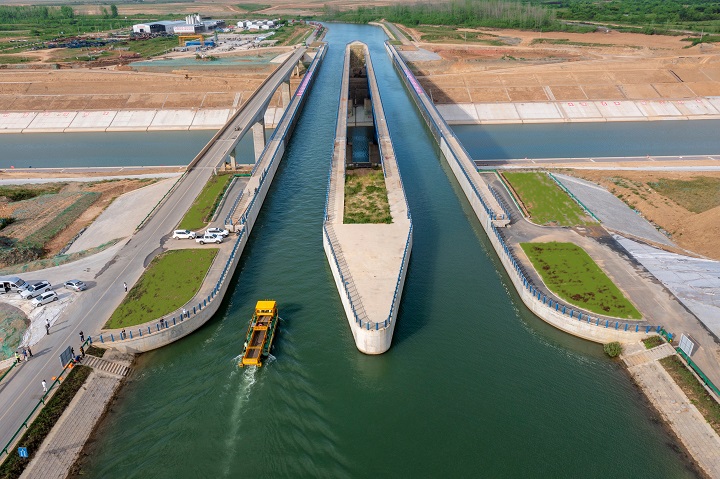 淠河总干渠渡槽